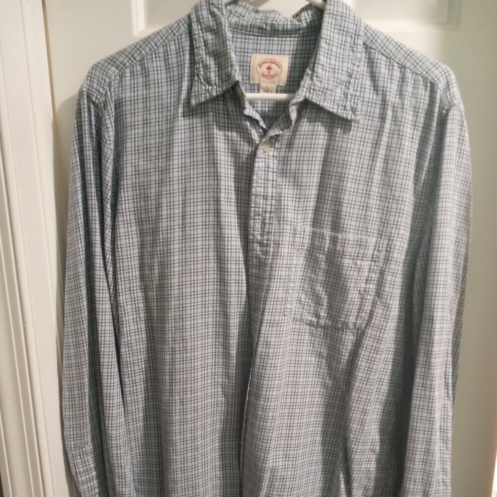 Brooks brothers blue flannel